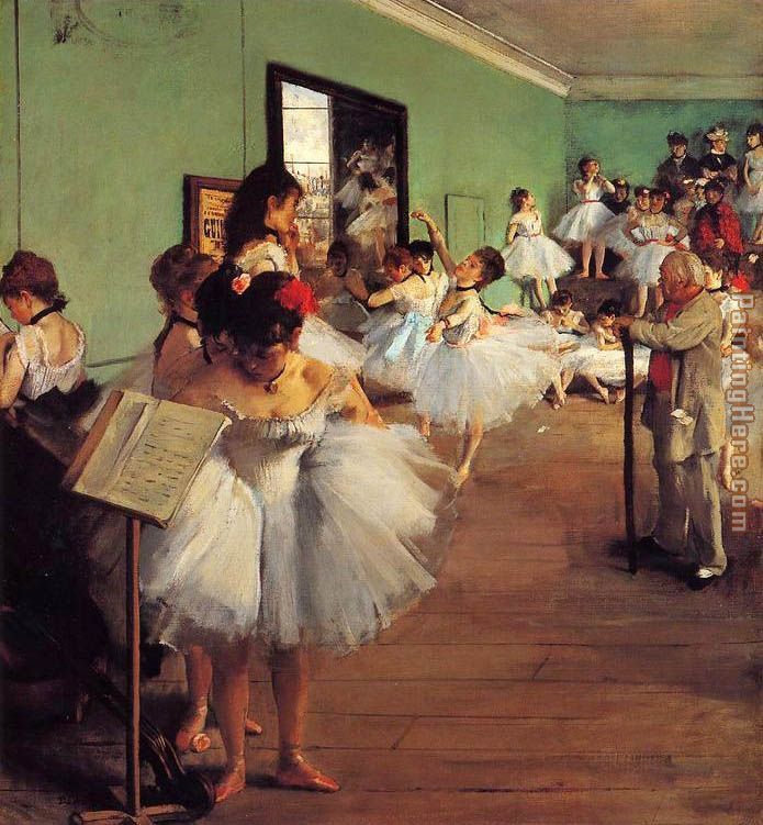 Edgar Degas The Dance Class II